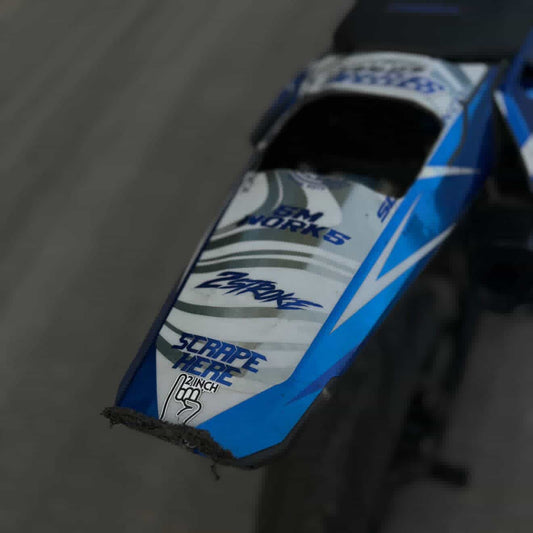 Skull Racing Stuntframe bei Fantic Supermoto